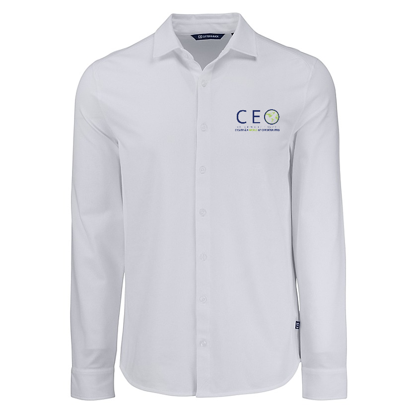 CEO Branded Button Down Dress Shirt