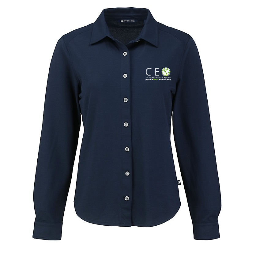 CEO Branded Button Down Dress Shirt