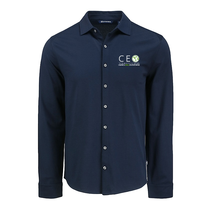 CEO Branded Button Down Dress Shirt